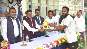 ভোলায় তারুণ্যের মিনি ম্যারাথন দৌড় অনুষ্ঠিত