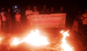 লালমোহনে মৎস্য অভিযানে ৪০ লাখ টাকার অবৈধ জাল জব্দ