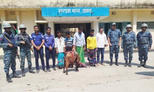 মনপুরায় ছাগল চুরির অভিযোগে ৫ যুবক আটক