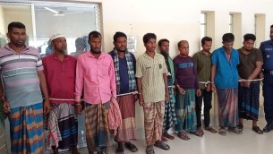 ভোলায় আন্ত:জেলা ডাকাত ও চোর চক্রের আটক ১১