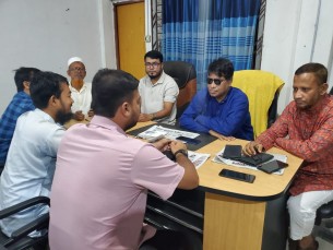 দৌলতখান প্রেস ক্লাবে সাংবাদিক তুহিন হত্যার বিচার দাবি