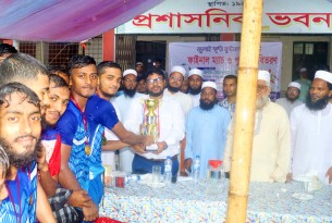 বোরহানউদ্দিনে জুলাই স্মৃতি ফুটবল  টুর্নামেন্টের ফাইনাল খেলা অনুষ্ঠিত