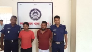লালমোহনে আন্তঃজেলা ব্যাটারি চোর চক্রের তিন সদস্য গ্রেপ্তার