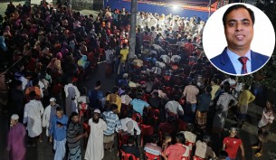 চরফ্যাশনে বিএনপির উঠান বৈঠকে মানুষের ঢল