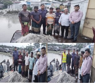 লালমোহনে ১২ জেলের কারাদণ্ড জাল-মাছ জব্দ