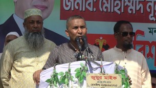 মনপুরায় বিএনপি মনোনীত প্রার্থী যুবদল সম্পাদক নয়নকে গণসংবর্ধনা
