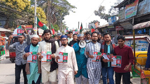 লালমোহন বাজারে শিবিরের গণভোটে প্রচার অনুষ্ঠিত
