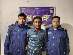 মনপুরায় পলাতক মাদক কারবারি ইকবাল গ্রেপ্তার