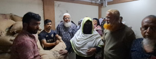 ভোলায় নববর্ষ উপলক্ষে ৩৮০ মুক্তিযোদ্ধাকে উপহার হিসেবে চালের প্যাকেট বিতরণ