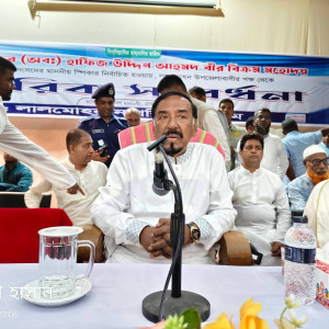 মেডিকেল কলেজ যাতে লালমোহনে হয় চেস্টা করবো:নাগরিক সংবর্ধনায় স্পিকার মেজর হাফিজ