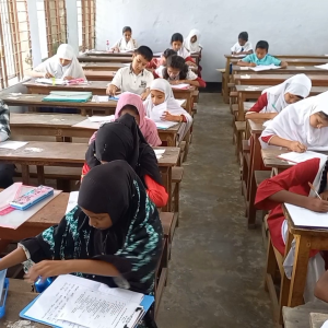 ভোলায় প্রাথমিক বৃত্তি পরীক্ষায়  ৩৩ শতাংশ অনুপস্থিত