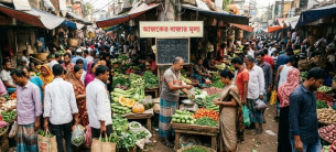 কমেছে সবজির দাম, আগের দামেই বিক্রি হচ্ছে মুরগি