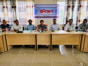 ভোলা হাসপাতালে সমাজসেবা কার্যক্রম ব্যবস্থাপনায় পারদর্শিতা উন্নয়ন সংক্রান্ত প্রশিক্ষণ
