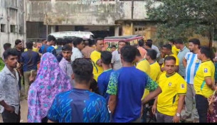 বোরহানউদ্দিনে ব্রাজিলের শোভাযাত্রা আসার পথে মোটর সাইকেল দুর্ঘটনায় এক সমর্থকের মৃত্যু