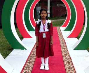 মনপুরা থেকে জাতীয় মঞ্চে অংক দৌড়ে তৃতীয় আফিফা