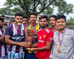 মনপুরা গোল্ডকাপ ফুটবল টুর্নামেন্টের ফাইনাল দাসেরহাট ফুটবল একাদশ চ্যাম্পিয়ান