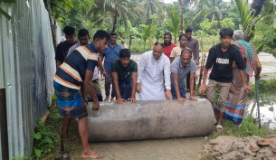 দৌলতখানে ভাঙা কালভার্ট সংস্কার করে দুর্ভোগ কমালেন বিএনপি নেতা মীর গিয়াসউদ্দিন