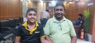 ভোলায় পরিবারের কাছে ফিরে পেলেন নিখোঁজ বাক ও শ্রবণ প্রতিবন্ধী শিশু