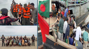 আরাকান আর্মির হাতে আটক ২৪ জেলেকে ফেরত আনল বিজিবি