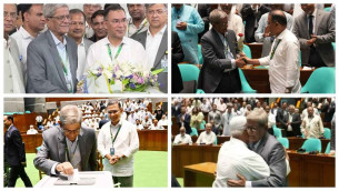 ৩৫ বছর পর ইতিহাস ফিরল সংসদে, যেমন হলো রাষ্ট্রপতি নির্বাচন