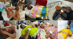 ভোলায় স্কুল মাঠের জমির বিরোধ নিয়ে সংঘর্ষ