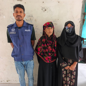 মনপুরায় সাজাপ্রাপ্ত পলাতক এক নারী মাদককারবারি আটক