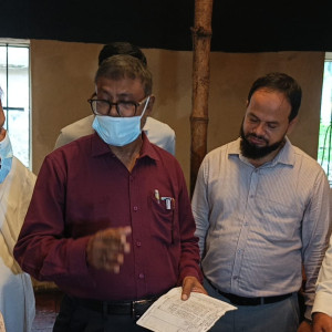 ভোলার স্বাস্থ্যব্যবস্থার তদারকির দায়িত্ব পাওয়ার পর প্রথমবারের মতো পরিদর্শন করলেন উপ-সচিব মো. আবদুল খালেক