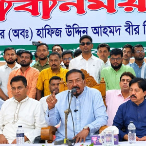 শেখ হাসিনা ছিলেন বিশ্বের সেরা অভিনেত্রী: স্পিকার হাফিজ উদ্দিন আহমেদ