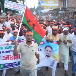 চরফ্যাশনে যুব সমাবেশে সুমন হাওলাদারের বর্ণাঢ্য শোডাউন, চেয়ারম্যান পদে লড়ার ঘোষণা