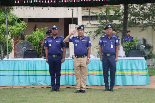 ভোলায় পুলিশের বিভাগীয় পদোন্নতি পরীক্ষার প্যারেড অনুষ্ঠিত