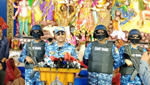 ভোলায় দুর্গাপূজার নিরাপত্তায় মাঠে কোস্ট গার্ড টহল কার্যক্রম জোরদার,প্রস্তুত ডুবুরি দল