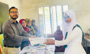 লালমোহনে আন্তর্জাতিক কন্যাশিশু দিবস পালিত